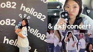 DANCING WITH TXT+ first concert in LA! (fulfilling my dream, hello82, behind the scenes)