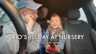 EMOTIONAL VLOG | RIO'S 1st DAY AT NURSERY | STUART AND FRANCIS