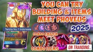 YOU CAN TRY BUILDING THIS ITEM IF YOU MEET PHOVEUS - BEST BUILD ITEMS TERIZLA 2025