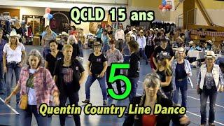 Le côté bal des 15 ans de "Quentin Country Line Dance" (5) à Élancourt (78) samedi 23 novembre 2024.