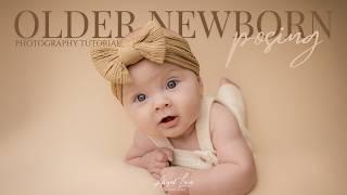 Older Newborn Photography Posing - 4 Month Old