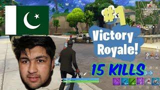 Pro Fortnite Player of Pakistan 15 Kills (Tilted Towers) Victory Royale