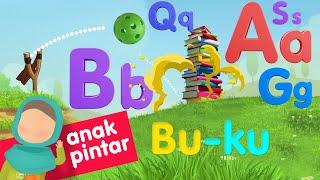 learn to recognize the letters A-Z (indonesian) and compose noun names