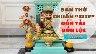 Ban Thờ Thần Tài Chuần Kích Thước Tài Lộc- Đồ Thờ Thịnh Vượng