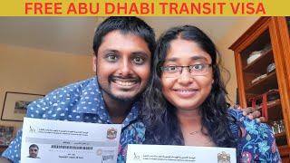 FREE UAE, ABU DHABI TRANSIT VISA Indians | No need to fly ETIHAD | UAE Free Visa for Indians