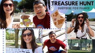 SURPRISE TREASURE HUNT FOR FIANCE--THROUGH THE CITY