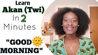 22. Learn to Speak Twi - How to speak Twi | Twi Lesson for Beginners | LearnAkan |