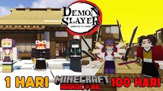 Aku Bermain Lagi 100 Hari Minecraft Kimetsu No Yaiba HARDCORE.. Ini yang terjadi!