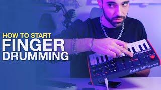 The MOST BASIC Finger Drumming Tutorial For Beginners With The Akai MPK Mini MK3