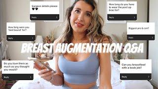 BREAST AUGMENTATION Q&A - EVERYTHING you need to know!