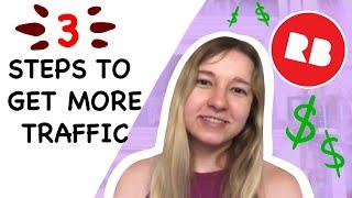 3 Steps to Get More Traffic and Sales on Redbubble