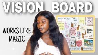 I manifested $1000 with this | CRUSH YOUR GOALS with a VISION BOARD that WORKS