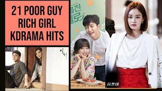 21 Best Rich Girl  Poor Guy Korean Dramas | Rich Girl | Fantasy | Romance | Comedy