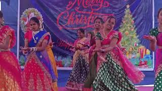 Christmas Dance Class 9 Girls of Holy Mary High School Ferozguda Hyd Pt 2