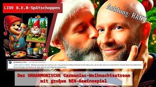 Live B.E.N Spätschoppen: Carmaniac-Weihnachtsstream mit bombastischen B.E.N-Weihnachts-Gewinnspiel