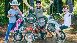 THE GANG IS BACK TOGETHER! *PIT-BIKE MADNESS*