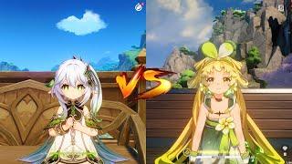 Genshin Impact Sitting vs Wuthering Waves Sitting! Loli Comparison