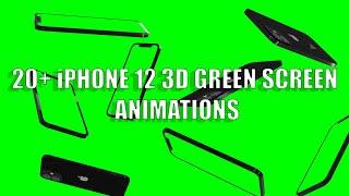 20+ BEST Iphone 12 Green Screen 3D Animations|| Free footage