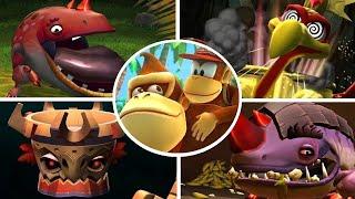 Donkey Kong Country Returns - All Bosses