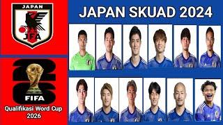 DAFTAR SKUAD JAPAN QUALIFIKASI FIFA WORLD CUP 2026