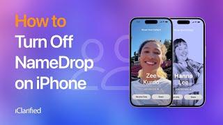 How to Turn Off NameDrop on iPhone