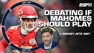 Dan Orlovsky is ALL IN on Patrick Mahomes PLAYING THROUGH INJURY  + Greeny to be Jets' GM? | Get Up