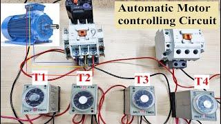 Automatic Motor Controlling Circuit. Automatic Rev & For Motor wiring. Motor controlling. Rev & For