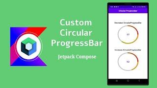 How to Create Custom Circular ProgressBar MVVM Pattern in Jetpack Compose | Android | Make It Easy