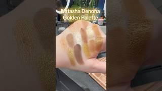 @NatashaDenona  golden eyeshadow palette #eyeshadowpalettes #swatches #eyeshadowpalette #golden