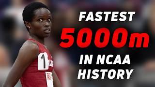 The FASTEST Indoor 5K In NCAA History, Lemngole and Olemomoi CLASH In Boston | BU Opener