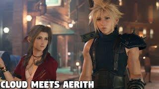 Final Fantasy 7 REMAKE - Cloud meets Aerith