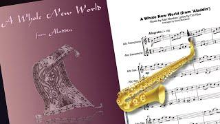 A Whole New World, from Aladdin, Alto Saxophone Duet