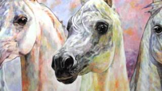 ARABIAN HORSES | ARABISCHE PFERDE | Original Painting by J&O Art Studio Cologne