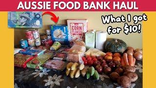 FOOD BANK HAUL: What I Got in My $10 Food Pantry Parcel in Queensland, Australia (Oct 2024)