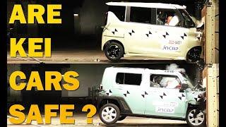Are Japanese KEI cars safe? Crash test comparison: NISSAN ROOX vs DAIHATSU TAFT