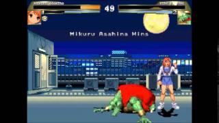 MUGEN: Mikuru Asahina Vs. King K. Rool