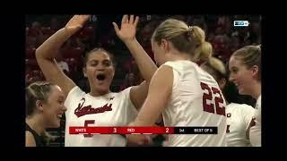 Nebraska Red vs White Volleyball Scrimmage (8/19/23)