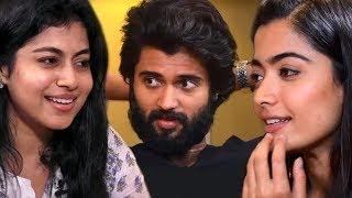 Chat with Vijay Devarakonda, Rashmika Mandanna & Shruthi Ramachandran - Teaser | Manorama Online