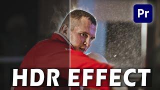 How to Create a HDR Effect in Adobe Premiere Pro CC #hdr