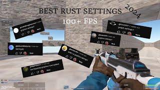 BEST RUST 2024 SETTINGS-PVP--FPS--COMMANDS