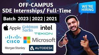Latest Off Campus Jobs | 2023 2022 2021 2020 2019 Batches Eligible| Off Campus Drives | Hiring