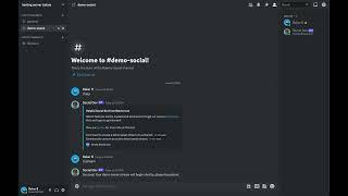 Botzie Social command demo for Discord verification