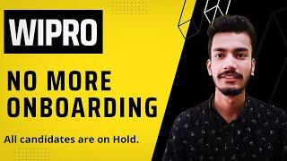 No more onboarding in Wipro | All are on hold | WILP, Elite. Turbo 2022 #wipro #techmore