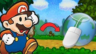 Exploring Paper Mario's... Internet Browser?