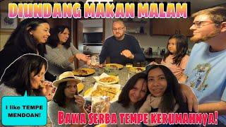 DIUNDANG MAKAN MALAM KELUARGA BULE, BAWA SERBA TEMPE KERUMAHNYA!