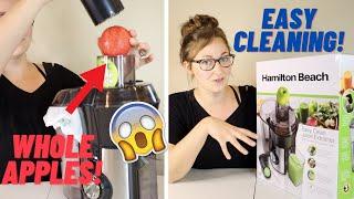 HAMILTON BEACH JUICER UNBOXING AND REVIEW 2021 | BIG MOUTH JUICE EXTRACTOR | EASY CLEAN SWEEP TOOL