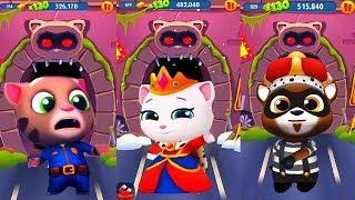 Королева Анджела в опасности!!! Бег за золотом Talking Tom Gold Run