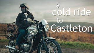 A Cold Ride to Castleton on a Triumph Bonneville T120