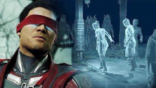 Kenshi's perspective with his blindfold  - Mortal Kombat 1