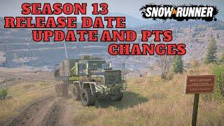 Season 13 Release Date News And PTS Changes SnowRunner Zherbai Quarries Kazakhstan Update/DLC